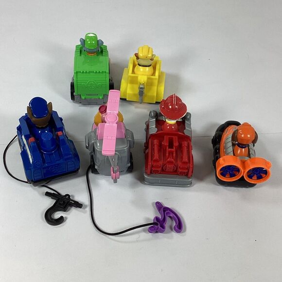Paw Patrol Vehicle Action Toy Lot Set Of 6 - Picture 6 of 8